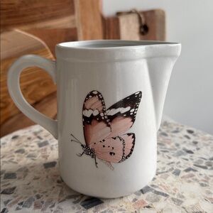 Porcelain White Creamer Small Jug Vase Decor